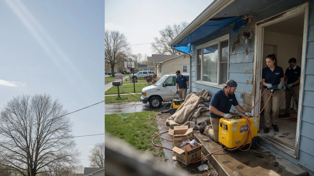 Basement Flood Cleanup in Griffithsville, WV near me